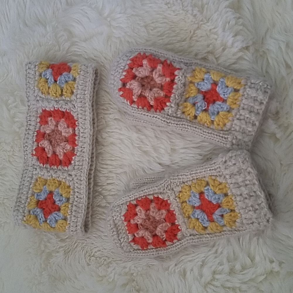 Wild Fable Fall Winter Headband and Mittens